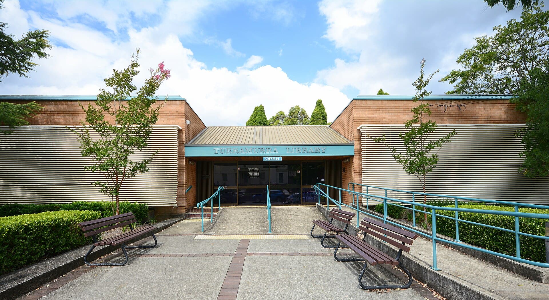 Turramurra Library on Ray Street near the local centre